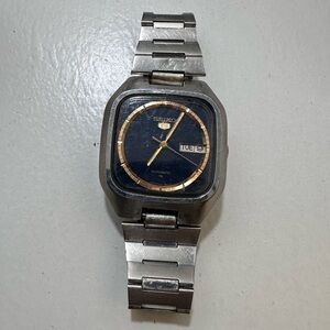 Vintage Seiko 5 7009-5220 Automatic Men's Watch - Original Bracelet - Day/Date